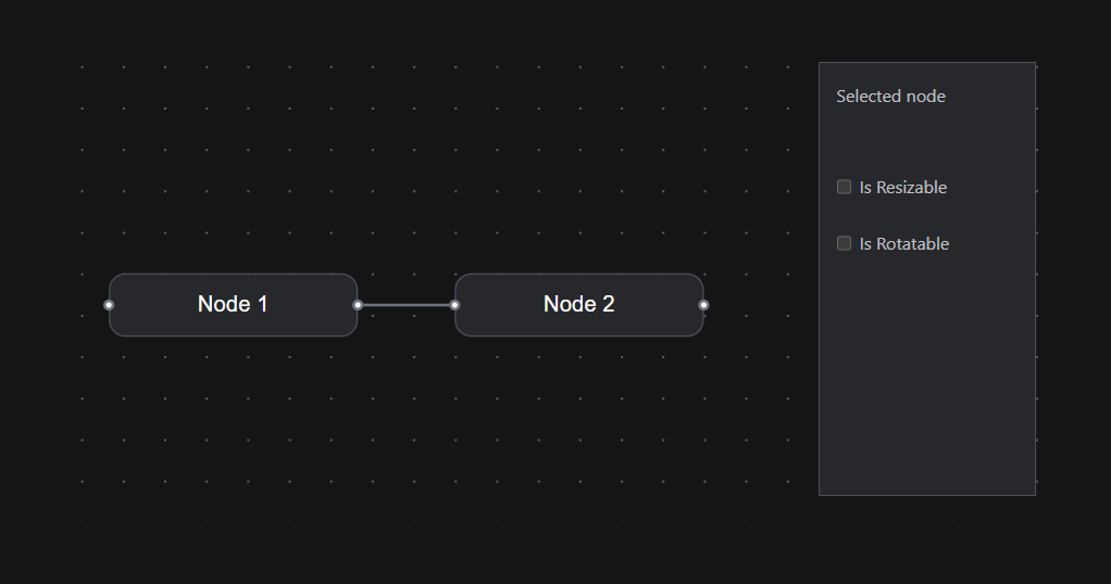 Screenshot of Properties Sidebar example